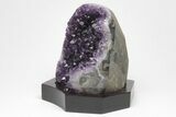 Amethyst Cluster With Wood Base - Uruguay #199991-2